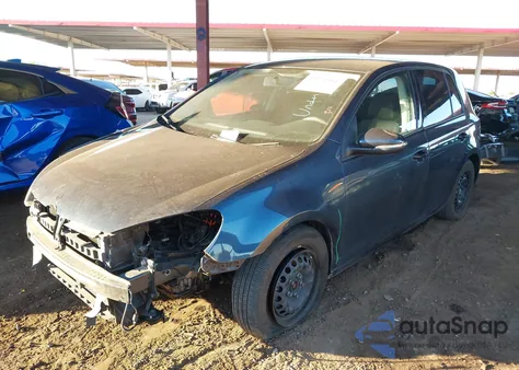 2012 Volkswagen Golf 2.5L 4-Door из США, поврежденный, VIN WVWDB7AJ6CW314409